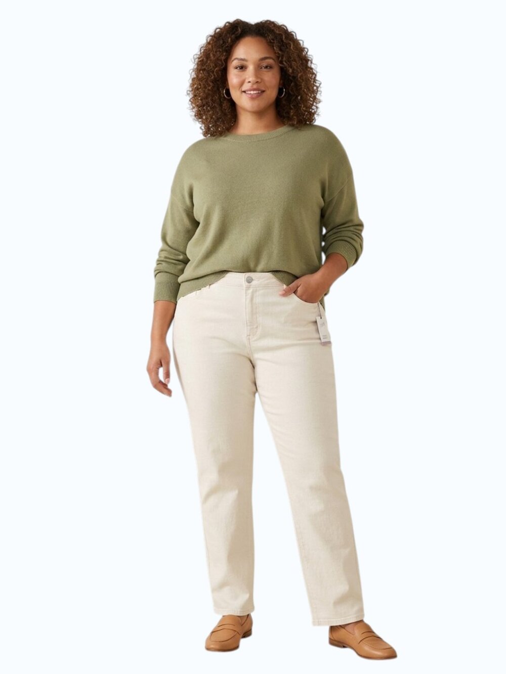 J.Jill Natural Straight Leg Jeans Plus Size 22 — New with Tags